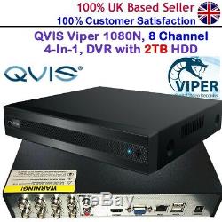 Qvis Onyx Cctv Viper 1080n 8 Channel 4 