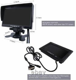 1080P AHD 512GB SD Car DVR MDVR Video Record CCTV Real-time Camera 7 Monitor