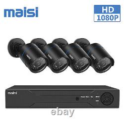 1080P CCTV Camera Security System Kit HD 4CH DVR Home Outdoor Surveillance IP66