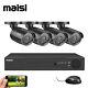 1080p Cctv Security System Kit Hd 4ch Hdmi Dvr Home Outdoor Camera Night Vision