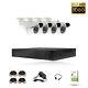 1080p Outdoor Home Security Camera System Nightvision Cctv Wired 4ch 5mp Dvr Kit