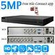 /16ch/8ch/4ch, 1080p 5mp Dvr Recorder, Security Surveillance Camera System Uk