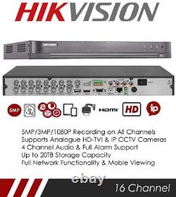 16 Channel Hikvision CCTV HD DVR TURBO HD Security system IDS-7216HQHI-K2/4S