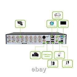 16 Channels DVR Recorder Hybrid DVR H. 264 CCTV Security Camera System Digital