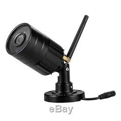 2019 Digital 4 Wireless CCTV Camera & 7'' LCD Monitor DVR Record Home Security