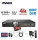 2tb Annke 8ch 5in1 4k 8mp H. 265+dvr Video Recorder Home Surveillance System 2tb