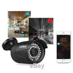 3000TVL CCTV Security Camera 8CH LED AHD DVR Recorder 1080P Home Outdoor System