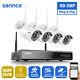 3mp Sannce Wireless 8ch 2k Nvr Cctv Hd Ip Camera Wifi Home Security System Kit