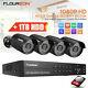 4ch 1080p Outdoor Cctv Kit With 1tb Hard Drive Dvr Recorder Home Security System