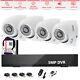 4ch 5mp Dvr +4x Fullhd 1080p Cctv Security Camera System Outdoor Nightvision Kit