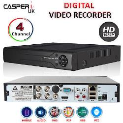 4CH 8CH Smart CCTV DVR 4in1 2/5MP Surveillance Camera Video Recorder AHD TVI CVI