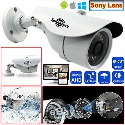 4CH CCTV DVR 1080p HD HDMI 4x 2.4MP AHD Bullet Camera 1TB HDD Home System Kit