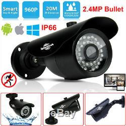 4CH CCTV DVR 1TB HDD 4x Bullet Security 2.4MP Full HD 1080p Sony IMX Camera Kit