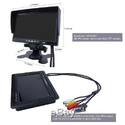 4CH GPS 1080P AHD 256GB SD Car DVR Video Record CCTV Camera System Live Monitor