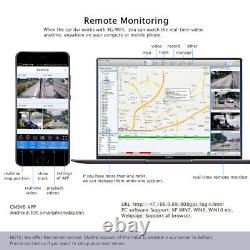 4CH GPS 4G 1080P AHD 512GB SD Car DVR MDVR Video Recorder Rear View CCTV Camera