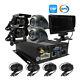 4ch Gps 720p Ahd 256gb Sd Car Dvr Video Recorder Cctv Camera System Live Monitor