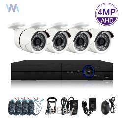 4CH P2P 4.0MP AHD CCTV HDMI DVR Video Recorder for Security 1440P Camera System