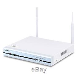 4CH Wireless 1080P CCTV DVR WiFi Camera Video Security Recorder NVR System Kit