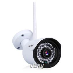 4CH Wireless CCTV 1080P DVR Video Recorder Wifi WLAN 720P IP Camera 1TB HDD