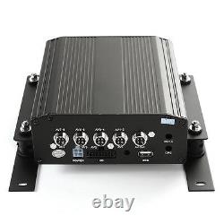4Ch Car Mobile DVR Video Recorder +4 Cable HD Camera Support 2.5 Hard Drive HDD