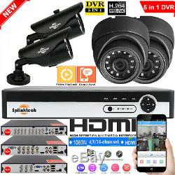 4/8/16CH 1080N CCTV DVR HDMI Outdoor 1500TVL Camera Video Security System Kit
