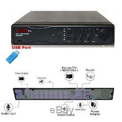 4,8,16Ch 1080P HDMI 5in1 CCTV DVR NVR Video Recorder Security Camera System UK