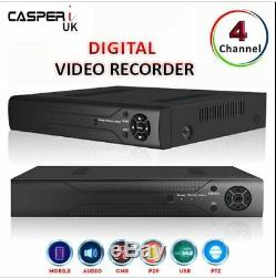 4/8/16/32 CH SECURCCTV-Digital Video Recorder TVI, AHD 1080P CASPERi Remote View