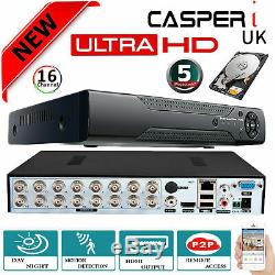 4/8/16/32 Channel UK Smart CCTV DVR 5MP HD 1920P Video Recorder VGA HDMI BNC