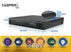 4/8/16 CH 4MP 1440P CCTV DVR Super HD Recorder H264 P2P HDMI Remote Mobile View
