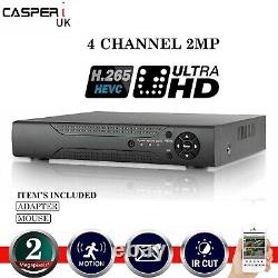 4 Channel HDMI CCTV DVR Video Recorder HD 1080P for Home Security Camera System
