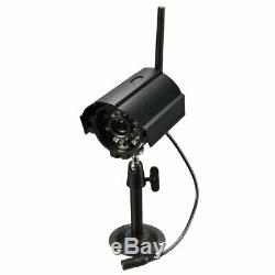 4 Digital Wireless CCTV Camera & 7'' LCD Monitor DVR Record Home Security