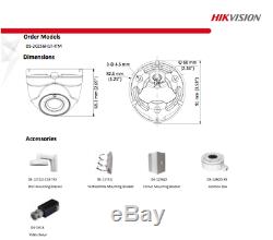4 x 5MP TVI CCTV Camera Kit, Hikvision Brand, 4CH HDMI DVR Recorder BNC Cable
