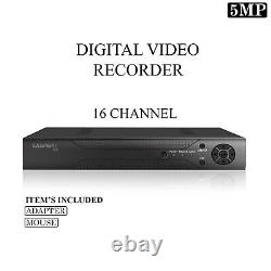 5MP CCTV 4-8-16-32 Channel DVR Digital Video Recorder 1920P AHD TVI CVI CVBS UK