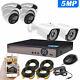 5mp Cctv Camera System Dome Bullet Hd Dvr Home Outdoor Security With Hard Drive