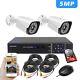 5mp Cctv Camera System Kit Full Hd Dvr Recorder Outdoor Home With 1tb Hard Drive