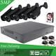 5mp Cctv Camera System Kit Hd 4ch Dvr Home Outdoor Security With 1tb Hard Drive