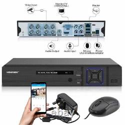 5MP CCTV DVR Recorder 8 Channel Hybrid P2P 8CH AHD HD 4K 1080P VGA HDMI BNC UK