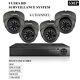 5mp Cctv System 4 Channel Dome Ahd 1920p Night Vision In/outdoor Cameras Hdmi
