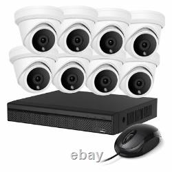 5mp Cctv 8 Ch Camera System Home Outdoor Security 4k Hd Dvr With Hard Drive Uk