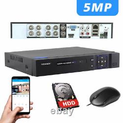 5mp Cctv Camera System 2tb 8 Ch Dvr 4k Outdoor Turbo Hd Home Security Cam Kit Uk