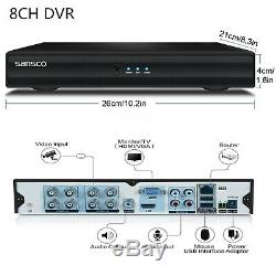 8CH 1080N 5in1 HDMI Network CCTV DVR Video Recorder Home Security System+1TB HDD