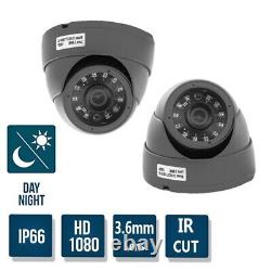 8CH 1080P HDMI DVR 3000TVL CCTV Camera Home Security System Kit Outdoor Full HD