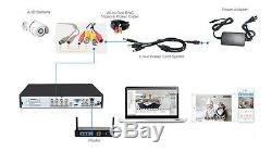 8CH 1080P HDMI DVR NVR CCTV 8x 2000TVL Camera Digital Security Recording system