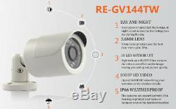 8CH 1080P Hikvision HiWatch CCTV recorder 2.4MP sony Bullet camera system kit