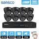 8ch Dvr Cctv System Kit Hd 1080p Home Security Outdoor Dome Camera Night Vision