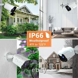 8CH DVR Recorder CCTV Außen Video Überwachungskamera System mit 4 1080P Cameras