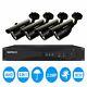 8ch Full 1080p Dvr Record Cctv Security System Kit+ 4x2mp Hd Home Outdoor Camera