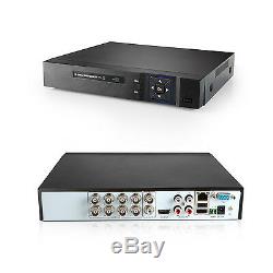 8CH HDMI 1080P Surveillance DVR Video Recorder 1/4CMOS 700TVL CCTV Camera System