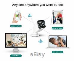 8CH Wireless CCTV DVR Wifi 960P HD Camera Recorder NVR System 1TB 6 IR Array LED