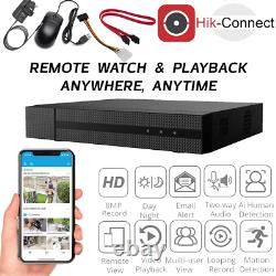 8MP 4K 5MP CCTV System Kit Full HD DVR Recorder Outdoor HDD Home With Hard Drive